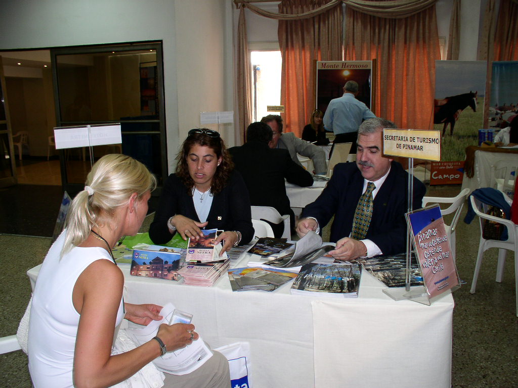 El stand de Pinamar