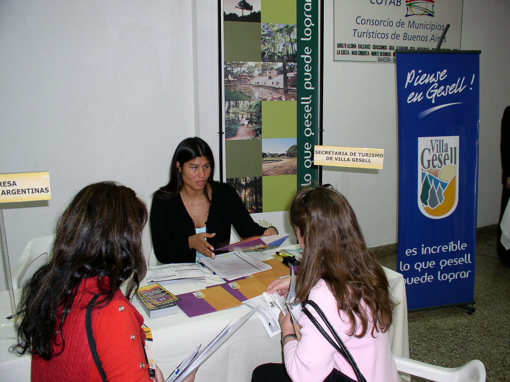 El stand de Villa Gesell