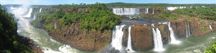 Foto de las cataratas del Iguazú, uno de los lugares turísticos mas importantes de Argetina