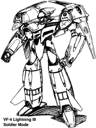 VF-4 Ligntning III  -  Battroid
