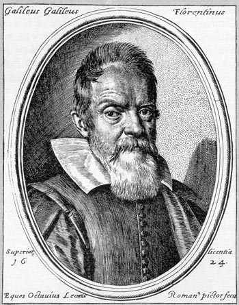 Retrato de Galileo Galilei (Ottavio Leoni, 1624)
