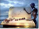 La muerte leyendo en el libro de la vida