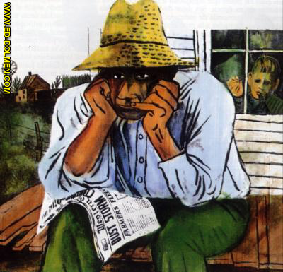 Campesino estadounidense durante la gran depresin (Farmer during the Great Depression)