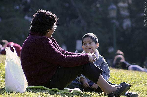 abuela y nieto