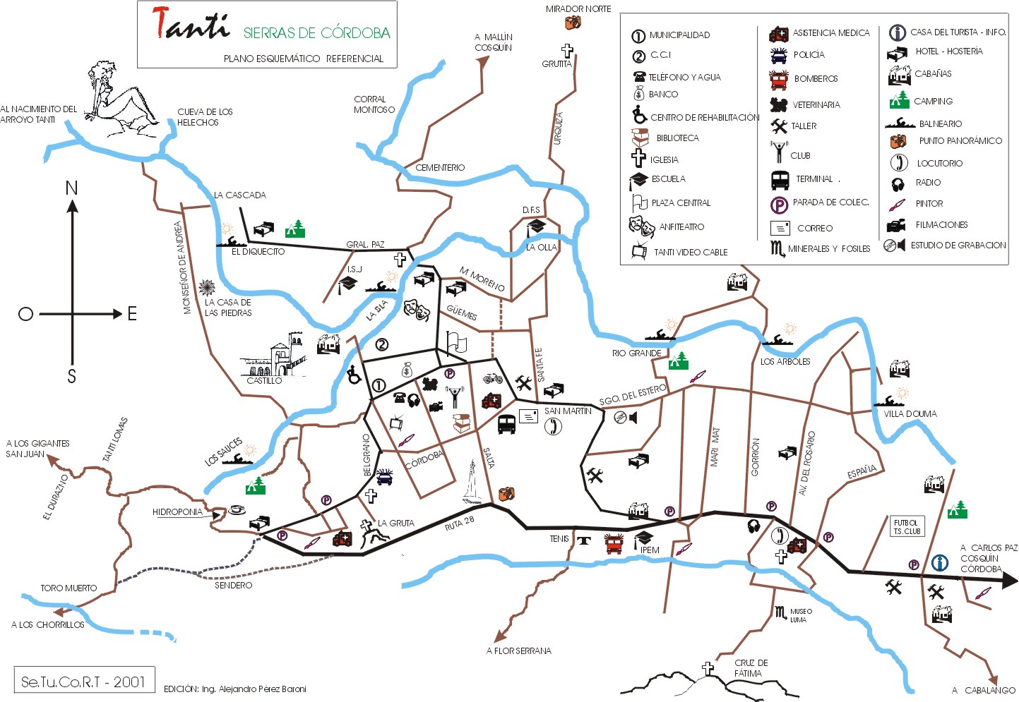 Mapa de Tanti