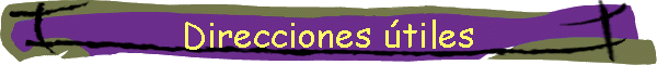 Direcciones �tiles