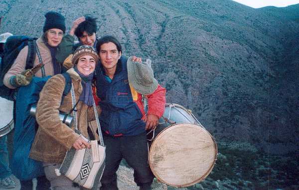 Ana, Mallku, Juliana y Pablo ('el grupo de los 7')