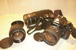 pNikon NewFM2c@YVO}28mm/F1.8AVAJupiter 85mm/F2.0AtXAngenieux 70-210mm/F3.5ƕč̗ɎQc