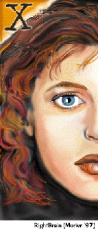 Scully Half Face by Right Brain