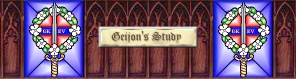 Geijon's Study, Sword & Chaplet by Evialla