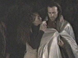 Bess and Morgan hug