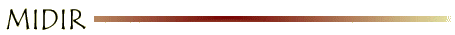 Graphic line: "Midir"