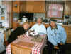 Ernies Birthday with sister Kathy and Mom