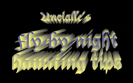 Uncialle's Halloween Tips Banner