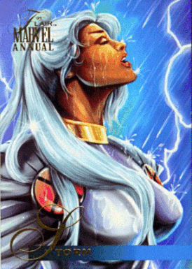 Storm. 3-time X-Men field leader and current movie star. Go enjoy the new X-Men movie!