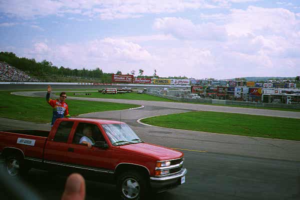 Jeff Gordon on the pole