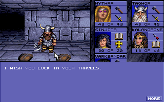 Some dwarven friends - it's well worth accepting the quests they offer!