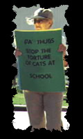 DA THUGS  STOP THE TORTURE OF CATS AT SCHOOL