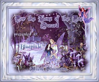 For The Love of The Fae Award