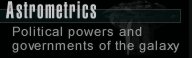 Political powers of the galaxy