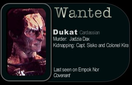 Wanted: Dukat