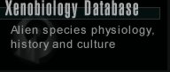 Xenobiology Database: Access information on the physiology, culture, and history of prominent alien races