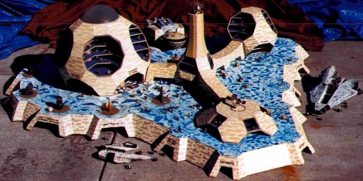 full view of spaceport