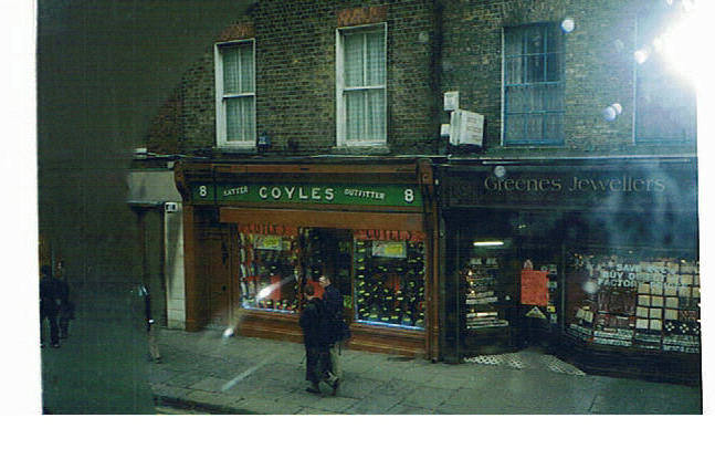 Here's the storefront to Coyle's.