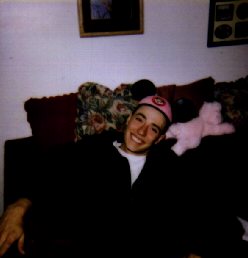 Loren with Mickey Mouse ears on