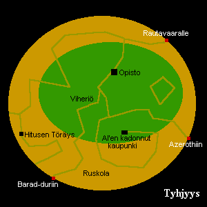 Yliopistokiekon kartta