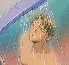 Kagetsuya: Singin' in the showah, thinkin' 'bout Chihaya, wishin' I was just-a, little better singah... Chihaya: -_-;;
