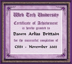 diploma for css class