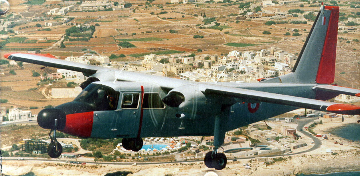 PBN Islander during patrol.
