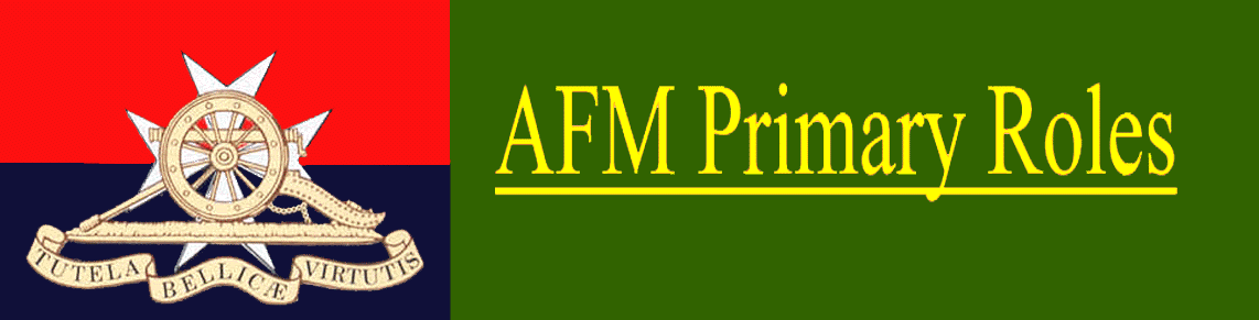 AFM'S PRIMARY DEFENCE ROLES