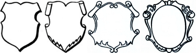 baroque and rococo shields