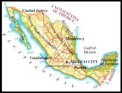 Mexico Map