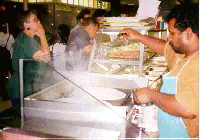 Man making Masala Dosai