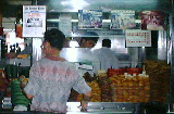 Stall selling fritters