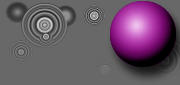 I wonder why there is a big purple ball here? 