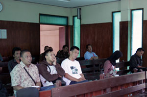 Arus Pelangi in the public stand