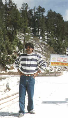 A view of me in snow