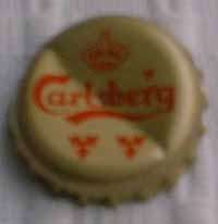 My110. Carlsberg Beer Cap with 2 Stars. The stars on this cap is used for contest or to collect points to exchange gifts. Two star is for 2 points. So this cap is considered scarce.