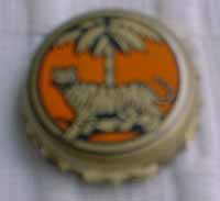 A111. Tiger Beer with Total Orange Background