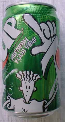 A17. 7up Refreshing Can from Malaysia. Uploaded on 1st July 2003.