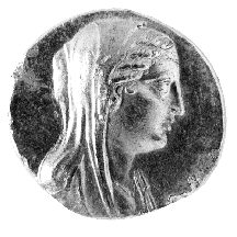Berenice II octodrachm obverse