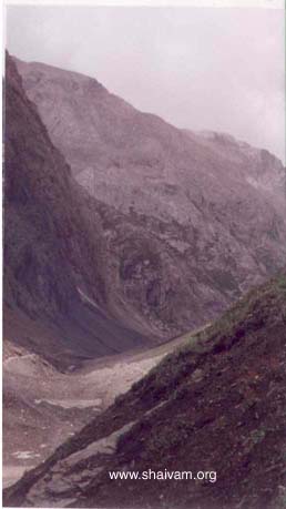 A snap of the first sight of the cave