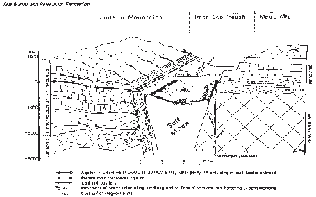 Model of heavy brine and Freshwater fluid mechanism