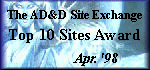 April Top 10 Award