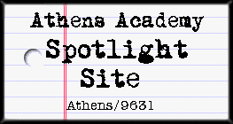 I'm in the Athens Academy Spotlight