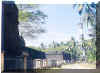 the location of the lighthouse and fort gate